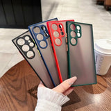 Shockproof Matte Transparent Phone Case for Samsung