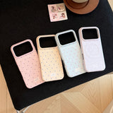Polka-Dot Magnetic Matte Shockproof Case for iPhone