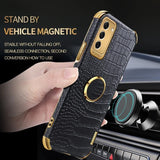 Crocodile Pattern Leather Phone Case For Samsung