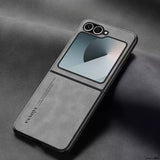 Matte Anti-Slip Full Shockproof Leather Case for Samsung Z Flip