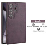 Vintage PU Leather Shockproof Case for Samsung