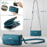 Retro Card-Slot Wallet Flip Leather Crossbody Case for Samsung