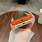 Fluorescent Transparent Shockproof Soft Case for iPhone