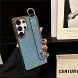 Premium Slim Electroplated Wrist Strap Case for Samsung