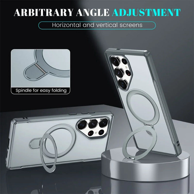 Luxury Magnetic Holder Folding Stand Phone Case for Samsung