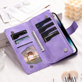 Leather Flip Card Wallet Embossing Phone Case for iphone