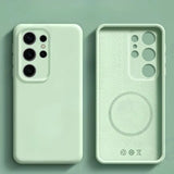 Original Liquid Silicone Magnetic Case For Samsung