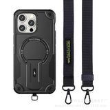 Magnetic diagonal bracket mobile Case for iPhone