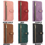 Leather Crossbody Card Slot Wallet Case for Samsung