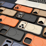 Color-blocking magnetic case for iPhone