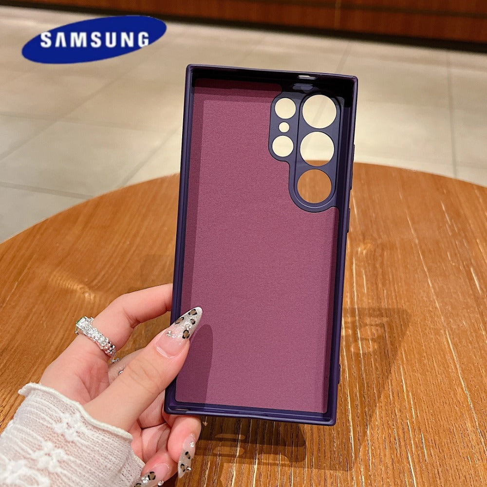 Luxury Liquid Silicone Magnetic Case For Samsung