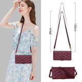 Leather Crossbody Card Wallet Case for Samsung