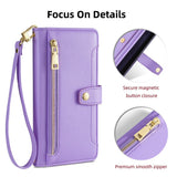 Multifunctional Crossbody Wallet Card Holder Leather Case for iPhone