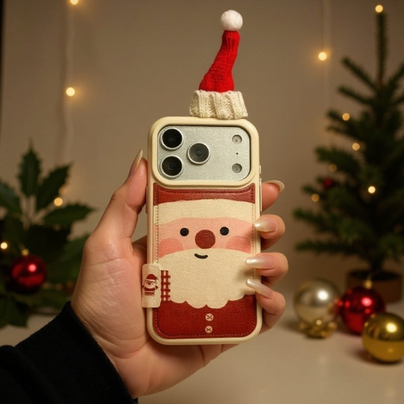 New Cute 3D Christmas Snowman Patchwork Design for IPhone