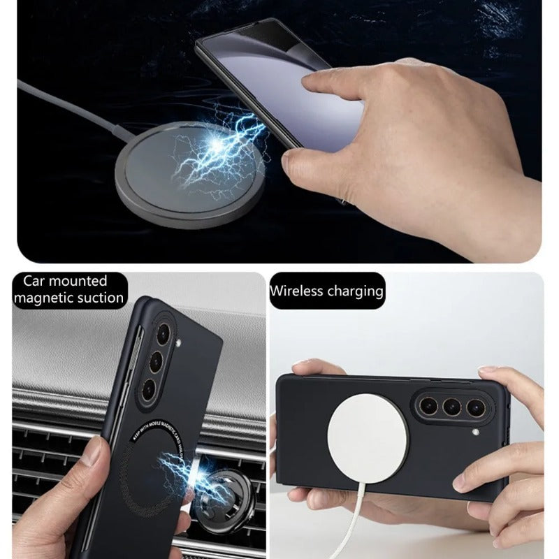 Luxury Matte Ultra Thin Magnetic Case For Samsung Z Fold 6 5 4 3 2