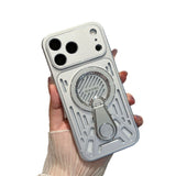 Breathable Cooling Magnetic Kickstand Shockproof Case for iPhone