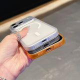 Matte Clear Magnetic Case for iPhone
