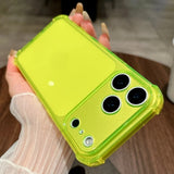 Fluorescent Transparent Shockproof Soft Case for iPhone