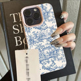Creative Sketch Landscape Painting Shockproof Soft Phone Case for iPhone