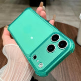 Fluorescent Transparent Shockproof Soft Case for iPhone