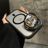 Magnetic Camera Protection Flip Stand Phone Case for iPhone