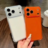 Fluorescent Transparent Shockproof Soft Case for iPhone
