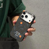 Geometric Graffiti Magnetic Hard Shockproof Phone Case for iPhone