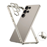 Aluminum Alloy Frame Bumper Metal Lens Phone Case for Samsung