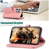 Retro Card-Slot Wallet Crossbody Leather Case for iPhone