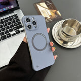 Ultra Thin Hard PC Magnetic Frameless Phone Case For Samsung