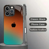 Fashion Gradient Apple Pattern Case for iPhone