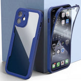 360 Full Body Protection Transparent Case for iPhone