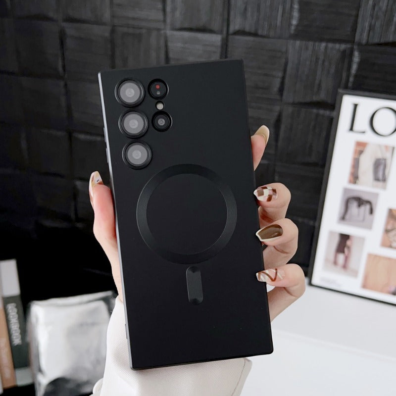 Luxury Magnetic Wireless Charge Case For Samsung