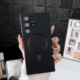 Luxury Magnetic Wireless Charge Case For Samsung