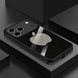 Honeycomb Apple Pattern Electroplated Case for iPhone