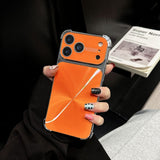 Solid Color Iridescent Textured Shockproof Electroplated Phone Case for IPhone