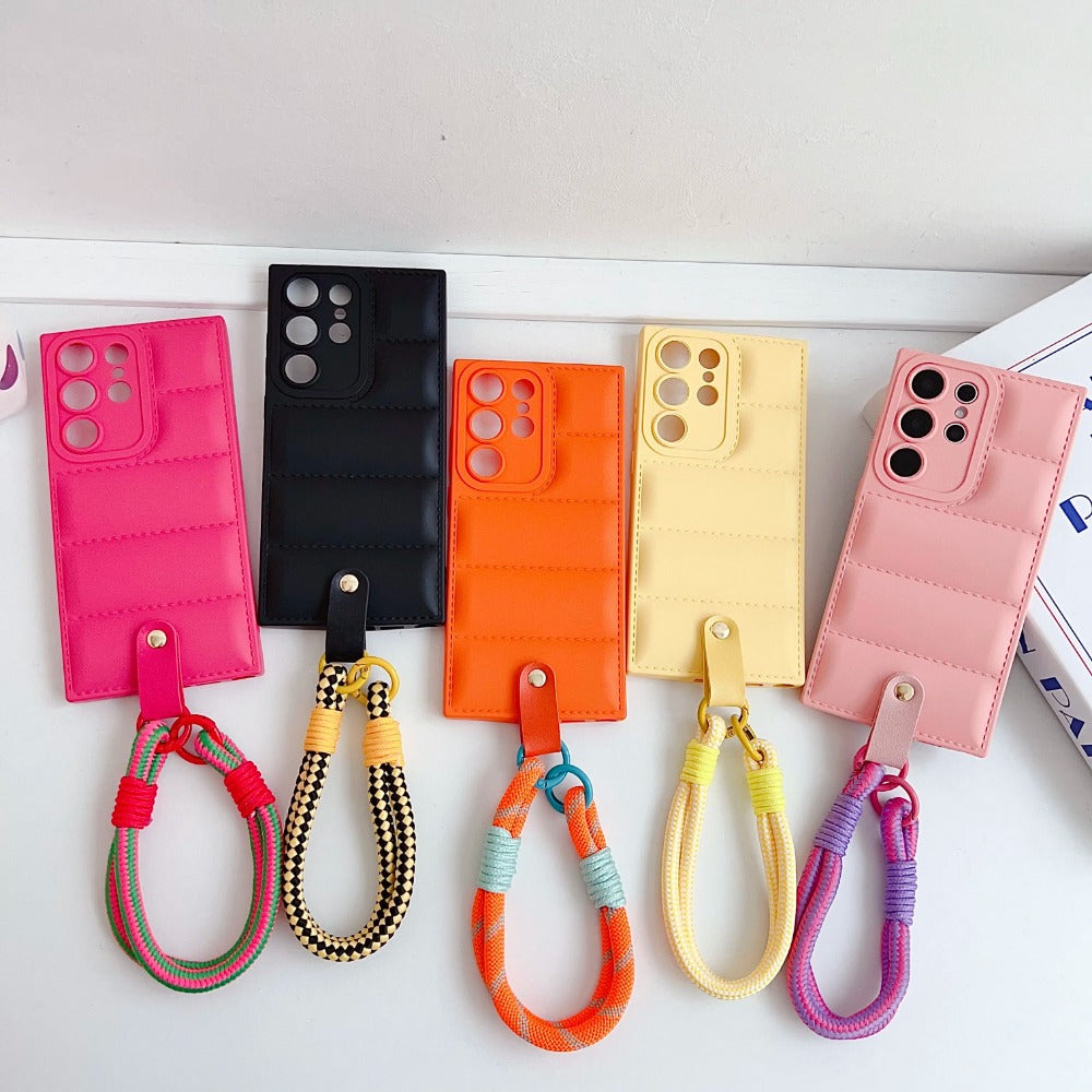 Wrist Chain Strap Phone Case for Samsung