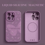 Butterfly Silicone Magnetic Phone Case For iPhone