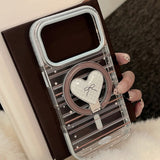 Bow Heart Magnetic Phone Case for IPhone