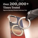 Kevlar Magnetic Rotatable Kickstand Case for iPhone