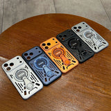 Breathable Cooling Magnetic Kickstand Shockproof Case for iPhone