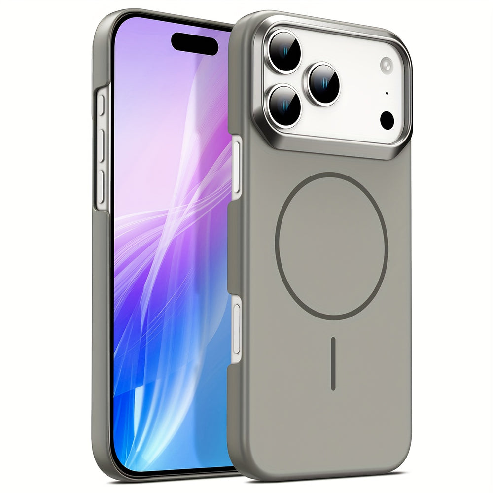 Magnetic Matte Hard PC with Wireless Charging Case for iPhone