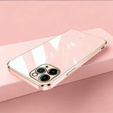 Silicone Shockproof Electroplated Phone Case for Samsung