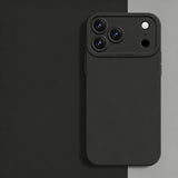 Square Liquid Silicone Silky Feel Soft Phone Case for iPhone