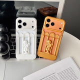 Roman Column Angel Design Hollowed-Out Shockproof Case For IPhone