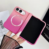 Gradient Matte Magnetic Full Coverage Soft Touch Case for iPhone Duo