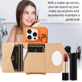 Crossbody Leather Wallet Phone Case for iPhone