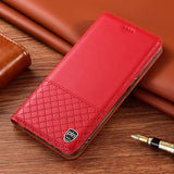 Business Genuine Leather Flip Card Slot Case for iPhone