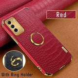 Crocodile Pattern Leather Phone Case For Samsung