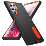 3 in 1 Shockproof Heavy Duty Anti-Scratch Stand Phone Case for Samsung